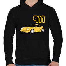 PRINTFASHION sport autó  - Férfi kapucnis pulóver - Fekete