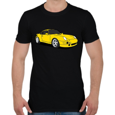 PRINTFASHION sport autó - Férfi póló - Fekete férfi póló