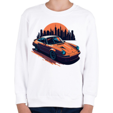 PRINTFASHION Sport autó - Gyerek pulóver - Fehér