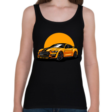 PRINTFASHION sport autó - Női atléta - Fekete női trikó