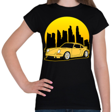 PRINTFASHION Sport autó  - Női póló - Fekete