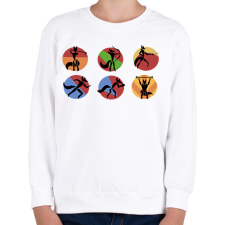 PRINTFASHION Sportosróka - Gyerek pulóver - Fehér gyerek pulóver, kardigán