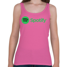 PRINTFASHION Spotify - Női atléta - Rózsaszín női trikó