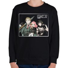 PRINTFASHION Spy x Family - Forger - Gyerek pulóver - Fekete gyerek pulóver, kardigán