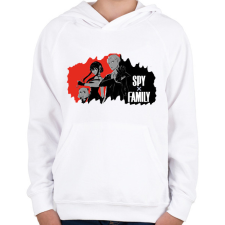 PRINTFASHION SpyXFamily - Gyerek kapucnis pulóver - Fehér gyerek pulóver, kardigán