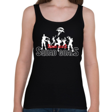 PRINTFASHION Squad Goals - Női atléta - Fekete