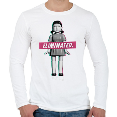 PRINTFASHION Squid game 2 - Férfi hosszú ujjú póló - Fehér