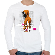 PRINTFASHION squid game art 2 - Férfi hosszú ujjú póló - Fehér férfi póló