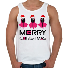 PRINTFASHION Squid Game Christmas - Férfi atléta - Fehér