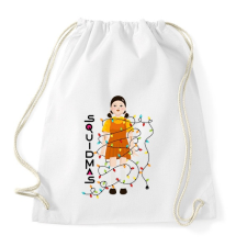 PRINTFASHION Squid Game Doll - Karácsony - Sportzsák, Tornazsák - Fehér tornazsák