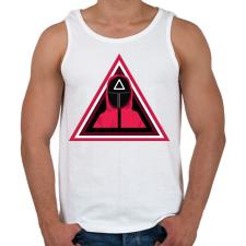 PRINTFASHION Squid game - Férfi atléta - Fehér atléta, trikó