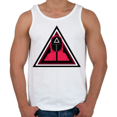 PRINTFASHION Squid game - Férfi atléta - Fehér