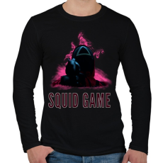 PRINTFASHION squid game - Férfi hosszú ujjú póló - Fekete