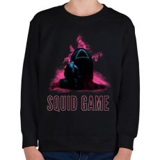 PRINTFASHION squid game - Gyerek pulóver - Fekete