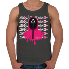 PRINTFASHION SQUID GAME - háromszög - Férfi atléta - Sötétszürke