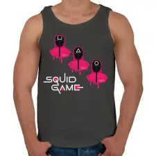 PRINTFASHION SQUID GAME jelek - Férfi atléta - Sötétszürke atléta, trikó
