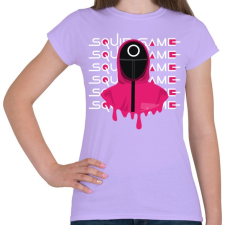 PRINTFASHION SQUID GAME - kör - Női póló - Viola női póló