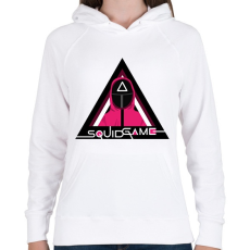 PRINTFASHION Squid Game - Női kapucnis pulóver - Fehér