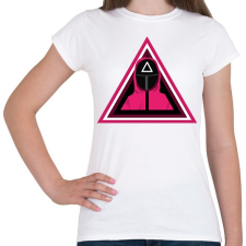 PRINTFASHION Squid Game - Női póló - Fehér női póló