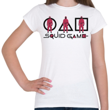 PRINTFASHION Squid Game - Női póló - Fehér női póló