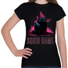PRINTFASHION squid game - Női póló - Fekete női póló