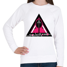 PRINTFASHION Squid Game - Női pulóver - Fehér női pulóver, kardigán
