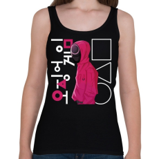 PRINTFASHION Squid game -nyerd meg az életed 03 - Női atléta - Fekete