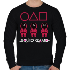 PRINTFASHION Squid game - nyerd meg az életed 04 - Férfi pulóver - Fekete férfi pulóver, kardigán