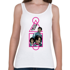 PRINTFASHION Squid game - Nyerd meg az életed 12 - Női atléta - Fehér női trikó