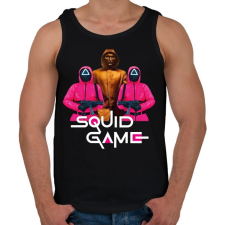 PRINTFASHION Squid game - Nyerd meg az életed art 12 - Férfi atléta - Fekete atléta, trikó
