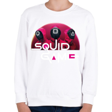 PRINTFASHION Squid game - nyerd meg az életed - Gyerek pulóver - Fehér