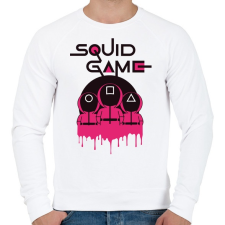 PRINTFASHION Squid game - Nyerd meg az életed  N10 - Férfi pulóver - Fehér férfi pulóver, kardigán