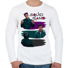 PRINTFASHION Squid Game Season 2 - Férfi hosszú ujjú póló - Fehér