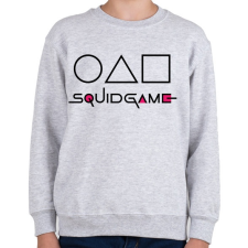 PRINTFASHION SQUID GAME soldiers - Gyerek pulóver - Sport szürke gyerek pulóver, kardigán