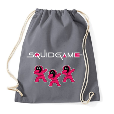 PRINTFASHION Squid game trio fehér - Sportzsák, Tornazsák - Grafitszürke tornazsák
