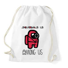 PRINTFASHION SquidMas is Among Us - Sportzsák, Tornazsák - Fehér tornazsák