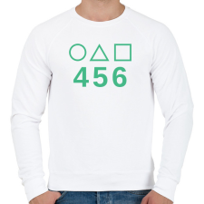 PRINTFASHION Squit game 456 - Férfi pulóver - Fehér férfi pulóver, kardigán