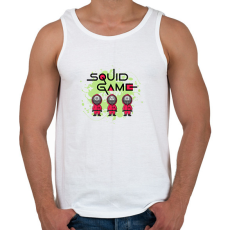 PRINTFASHION Squit game - Férfi atléta - Fehér