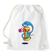 PRINTFASHION ssssshhhh - Sportzsák, Tornazsák - Fehér tornazsák