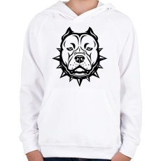 PRINTFASHION Stafford - Gyerek kapucnis pulóver - Fehér