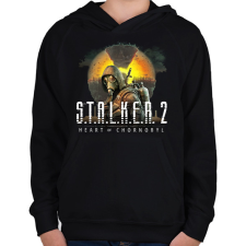 PRINTFASHION Stalker 2 - Gyerek kapucnis pulóver - Fekete gyerek pulóver, kardigán