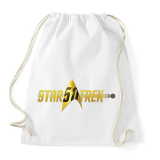 PRINTFASHION Star Trek logo - Sportzsák, Tornazsák - Fehér tornazsák
