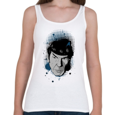 PRINTFASHION Star Trek - Spock - Női atléta - Fehér női trikó