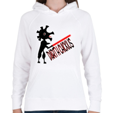 PRINTFASHION Star Wars Fan Art Darth Chicidus - Női kapucnis pulóver - Fehér női pulóver, kardigán