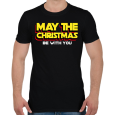 PRINTFASHION Star Wars Karácsony - Férfi póló - Fekete