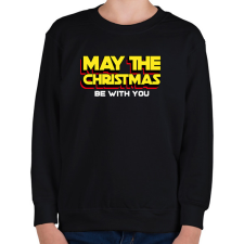 PRINTFASHION Star Wars Karácsony - Gyerek pulóver - Fekete gyerek pulóver, kardigán