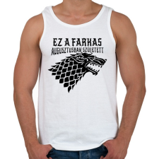 PRINTFASHION Stark születésnap  - Férfi atléta - Fehér atléta, trikó