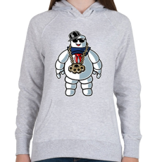 PRINTFASHION Stay dope - Női kapucnis pulóver - Sport szürke