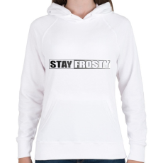 PRINTFASHION Stay Frosty - COD MW - Női kapucnis pulóver - Fehér