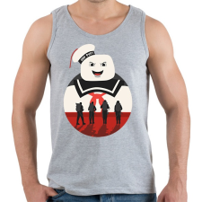 PRINTFASHION Stay puff - Férfi atléta - Sport szürke atléta, trikó